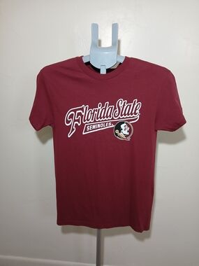 The Victory Sz. S FSU Unisex Adult/Men's Cut Garnet Graphic T-Shirt NWT